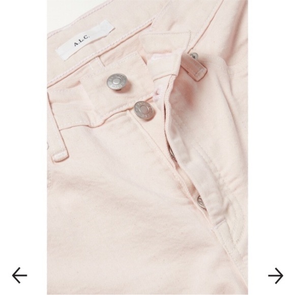 A.L.C Edwin Jeans Pastel Pink - size 0 - Picture 4 of 7